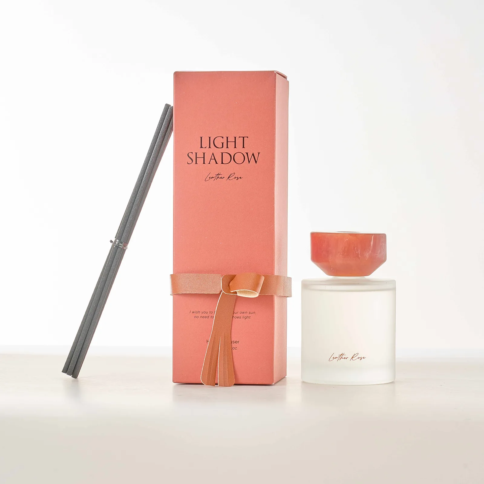 Acid-frosted diffuser bottle with gift box