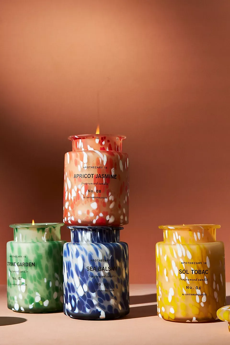 speckled glass · printed